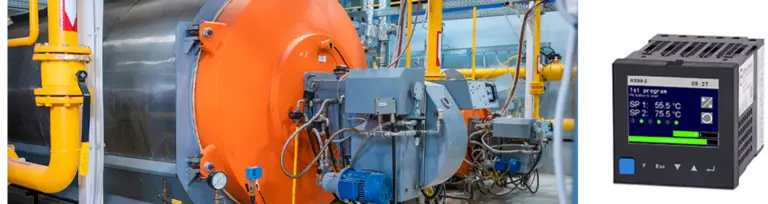 KS98-2: Hot water and steam boiler control system