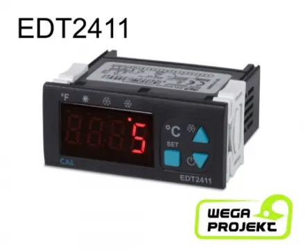 EDT2411 Termostat sprężarki, odszraniania i sterowania wentylatorem
